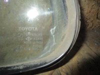 Стекло двери задней левой форточка на Toyota Sprinter E100 — фото 2