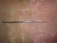 Бархотка стекла двери передней правой наружная Lexus GS 300/400/430 2005-2011 (ХРОМ 7571030480) — фото 1