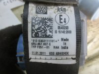 Ремень безопасности задний центральный на Volkswagen Polo Mk5 — фото 5