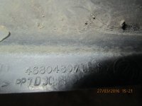 Молдинг лобового стекла на Fiat Albea 178 — фото 3