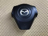 Подушка безопасности в рулевое колесо Mazda 3 (BK) 2002-2009 (ПОСЛЕ 2005 ГОДА НА ОДИН ПОДРЫВ BP4S57K00B) — фото 1