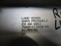 Накладка на порог наружная задняя левая на Land Rover Range Rover L322 — фото 8