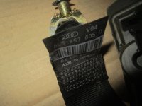 Ремень безопасности задний левый на Audi A4 B7 — фото 5