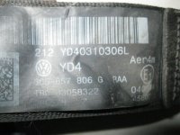 Ремень безопасности задний правый на Volkswagen Passat B6 — фото 3