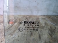 Стекло двери задней левой форточка на Renault Sandero B52 — фото 2