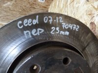 Диск тормозной вентилируемый передний левый=правый на Kia Ceed ED — фото 6