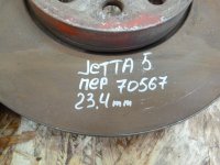 Диск тормозной вентилируемый передний левый=правый на Volkswagen Jetta A6 — фото 5