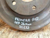 Диск тормозной вентилируемый передний левый=правый на Nissan Primera P12 — фото 5
