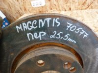 Диск тормозной вентилируемый передний левый=правый на Kia Magentis MG — фото 5