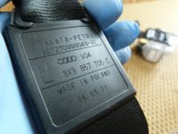 Ремень безопасности передний правый на Audi A1 8X — фото 8
