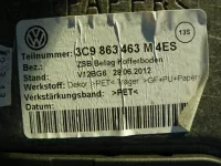 Пол багажника на Volkswagen Passat B7 — фото 12