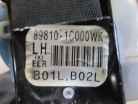 Ремень безопасности задний левый на Hyundai Getz TB — фото 4