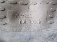 Коврик багажника на Chevrolet Aveo T200 — фото 3