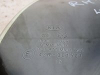 Стекло двери задней правой форточка на Kia Rio JB — фото 3