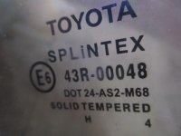 Стекло двери задней левой форточка на Toyota Avensis T250 — фото 2