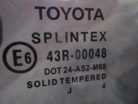 Стекло двери задней правой форточка на Toyota Avensis T250 — фото 3