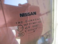 Стекло двери задней левой на Nissan Almera G15 — фото 3