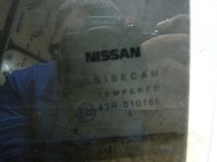 Стекло двери задней левой на Nissan Almera G15 — фото 3