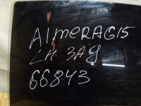 Стекло двери задней левой на Nissan Almera G15 — фото 4
