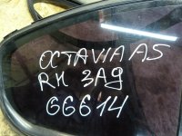 Стекло двери задней правой форточка на Skoda Octavia A5 — фото 4