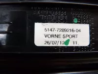 Комплект накладок порога на BMW 1-Series F20 — фото 31