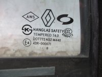 Стекло двери задней левой форточка на Renault Koleos Y — фото 2