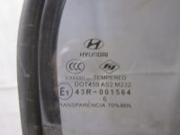 Стекло двери задней правой форточка на Hyundai Accent LC — фото 3