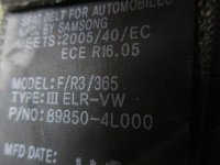 Ремень безопасности задний центральный на Kia Rio UB — фото 4