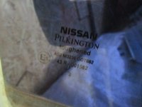 Стекло двери задней правой на Nissan Almera N16 — фото 2