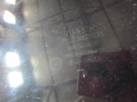 Стекло двери задней левой на Nissan Almera N16 — фото 3