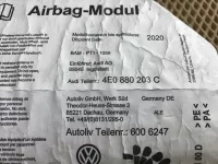 Подушка безопасности пассажирская в торпедо на Audi A8 D3 — фото 6