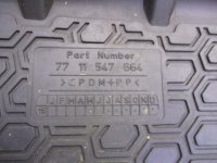Коврик салона на Renault Duster — фото 6