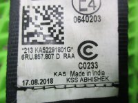 Ремень безопасности задний центральный на Volkswagen Polo Mk5 — фото 10
