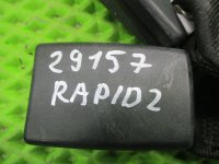 Ответная часть ремня безопасности задняя левая на Skoda Rapid 2 — фото 9