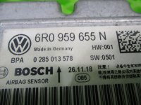 Блок управления AIR BAG на Volkswagen Polo Mk5 — фото 4