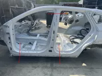 Порог со стойкой левый на Hyundai Tucson NX4 — фото 1