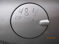 Лючок бензобака Chevrolet Captiva (2006-2011) — фото 1