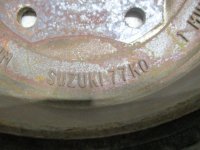 Диск тормозной задний на Suzuki Grand Vitara — фото 6