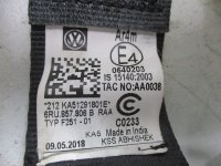 Ремень безопасности задний правый на Volkswagen Polo Mk5 — фото 4