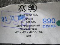Обшивка двери багажника на Volkswagen Polo Mk6 — фото 5