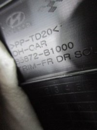 Накладка порога передняя левая на Hyundai Genesis — фото 8