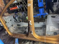 Порог со стойкой левый на Renault Duster HM — фото 1