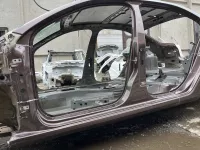 Порог со стойкой левый на Skoda Octavia A7 — фото 11