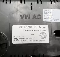 Панель приборов на Volkswagen Golf Mk7 — фото 8