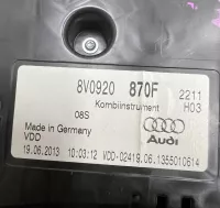 Панель приборов на Audi A3 8V — фото 6