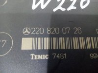 Блок кнопок управления сидением на Mercedes-Benz S-Class W220 — фото 5