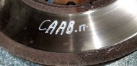 Диск тормозной вентилируемый передний левый=правый на Saab 9-5 — фото 6
