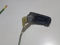 Повторитель на крыло левый желтый на Honda Civic EJ — фото 2