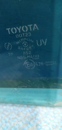 Стекло двери задней левой на Toyota Camry XV40 — фото 4