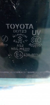 Стекло двери задней левой на Toyota Camry XV30 — фото 6